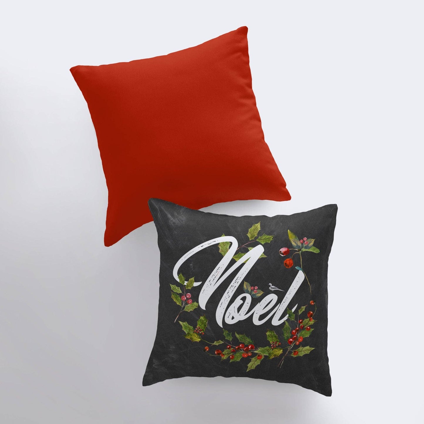 Noel Pillow Cover & Poly Insert / 16x16 Inches