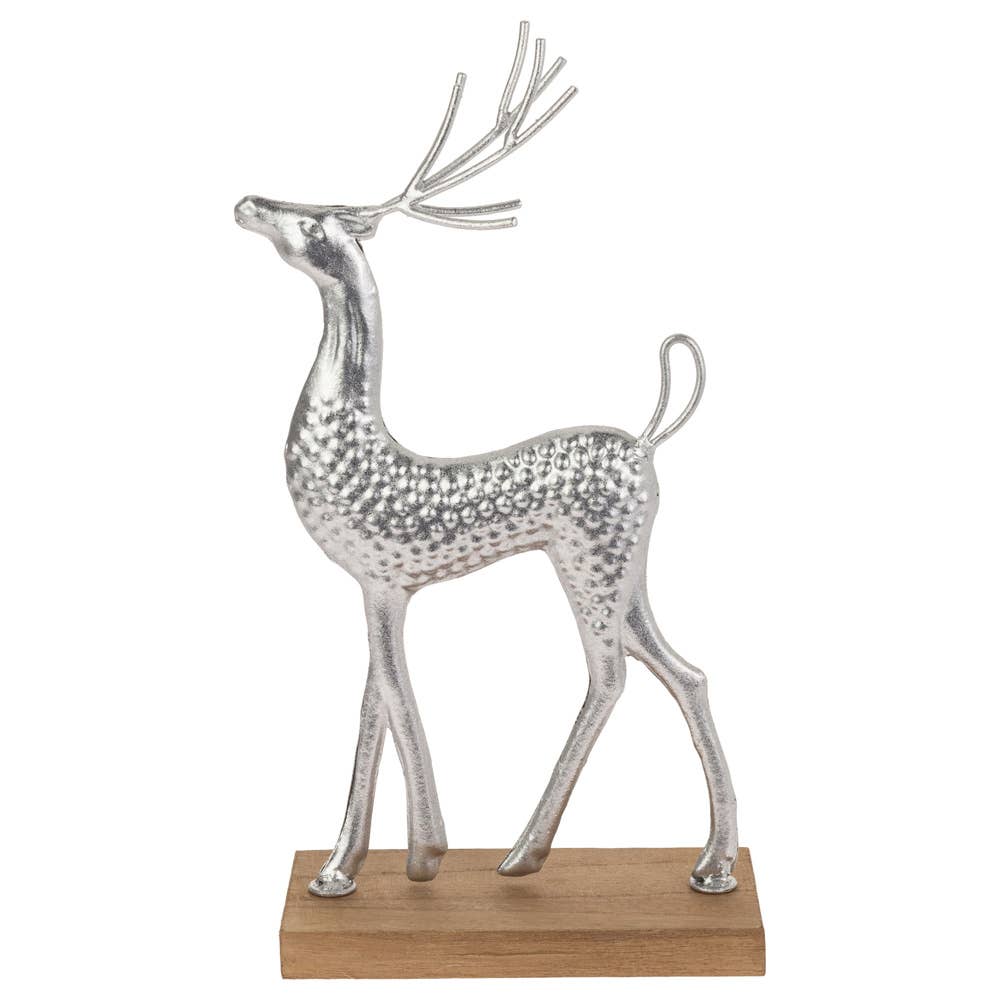 Metal Silver Darling Reindeer