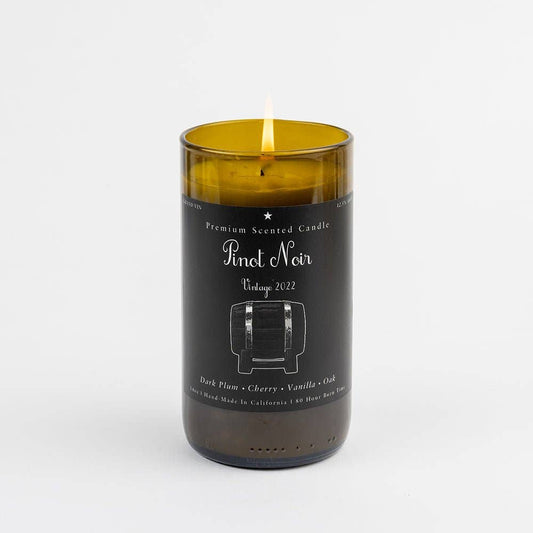 Wine Bottle Scented Candle: Pinot Noir