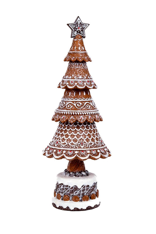 NEW - Sitting Brown Beautiful Gingerbread Tree