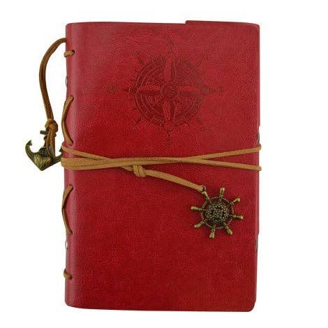 Travel Journal - Compass - Red