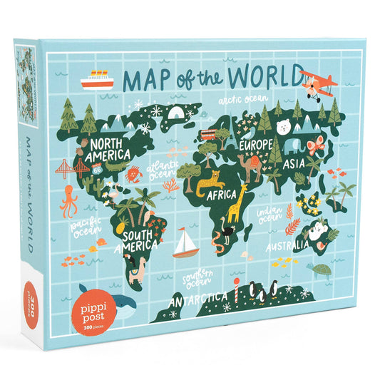 Map of the World - 300 Piece Jigsaw Puzzle